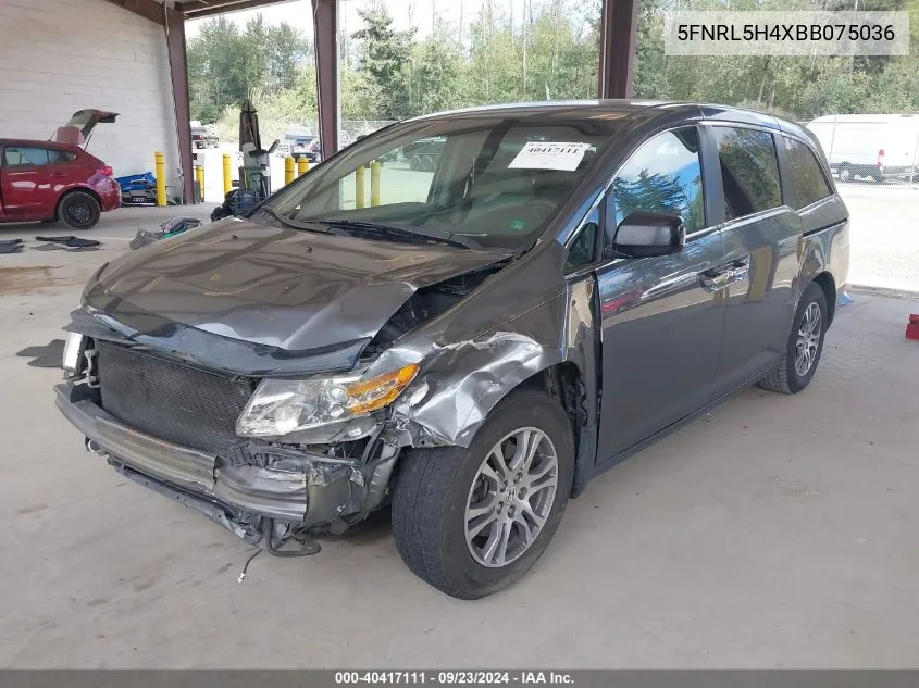 5FNRL5H4XBB075036 2011 Honda Odyssey Ex