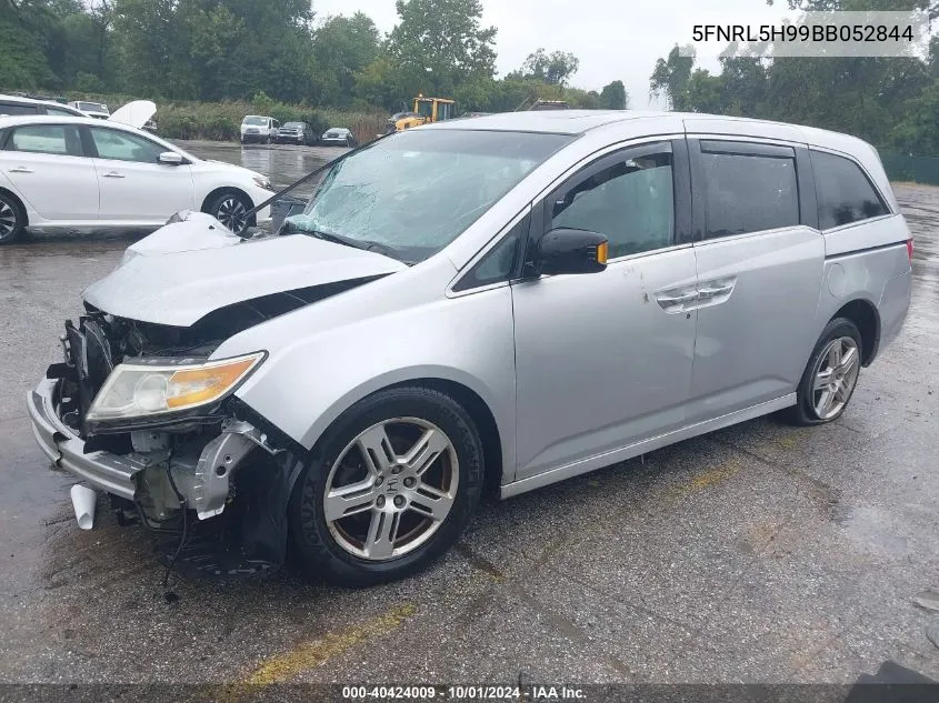 2011 Honda Odyssey Touring/Touring Elite VIN: 5FNRL5H99BB052844 Lot: 40424009