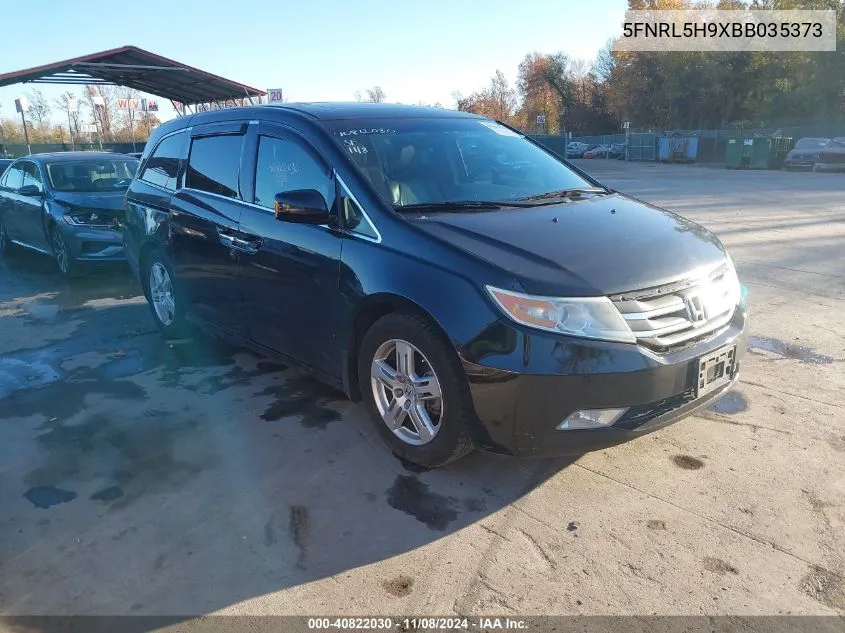 2011 Honda Odyssey Touring/Touring Elite VIN: 5FNRL5H9XBB035373 Lot: 40822030