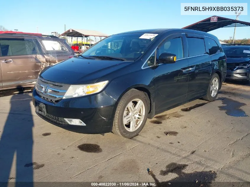 2011 Honda Odyssey Touring/Touring Elite VIN: 5FNRL5H9XBB035373 Lot: 40822030