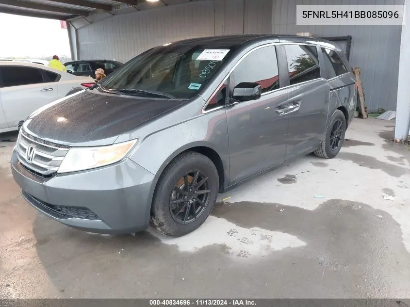 2011 Honda Odyssey Ex VIN: 5FNRL5H41BB085096 Lot: 40834696