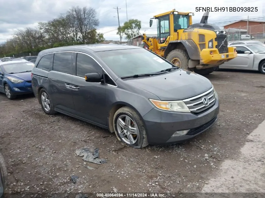 2011 Honda Odyssey Touring/Touring Elite VIN: 5FNRL5H91BB093825 Lot: 40864594