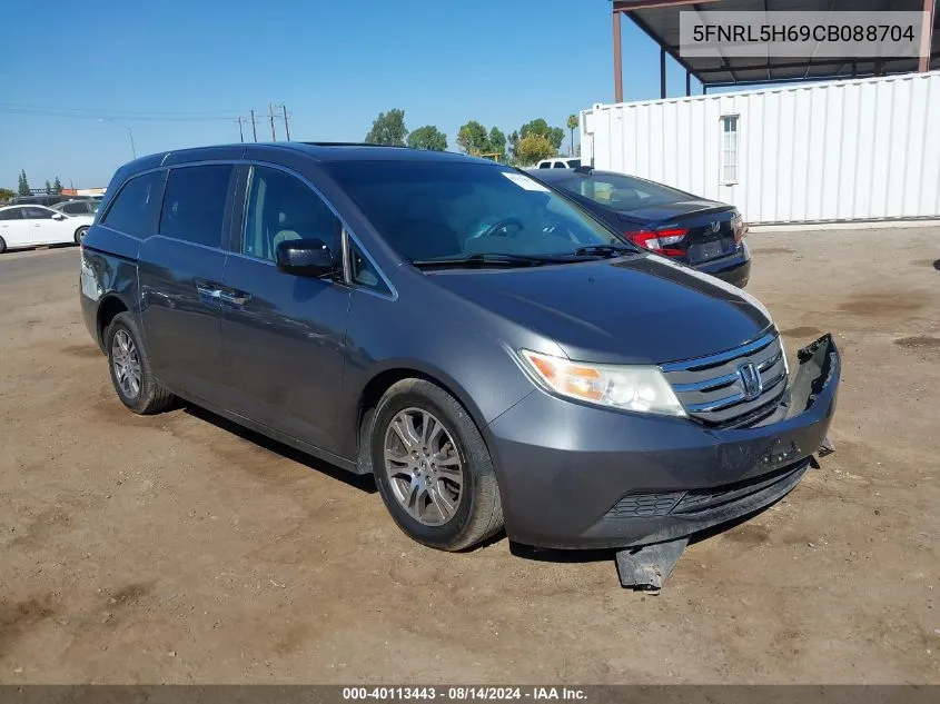 2012 Honda Odyssey Ex-L VIN: 5FNRL5H69CB088704 Lot: 40113443