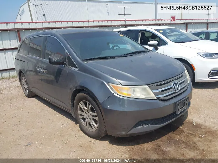 5FNRL5H48CB125627 2012 Honda Odyssey Ex