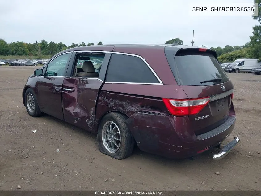 2012 Honda Odyssey Exl VIN: 5FNRL5H69CB136556 Lot: 40367668