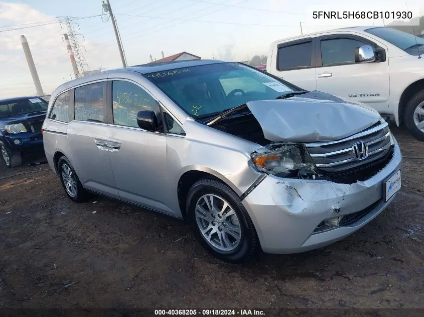 5FNRL5H68CB101930 2012 Honda Odyssey Exl