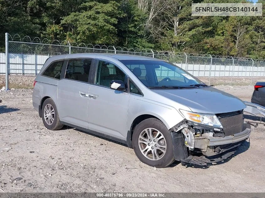 5FNRL5H48CB140144 2012 Honda Odyssey Ex