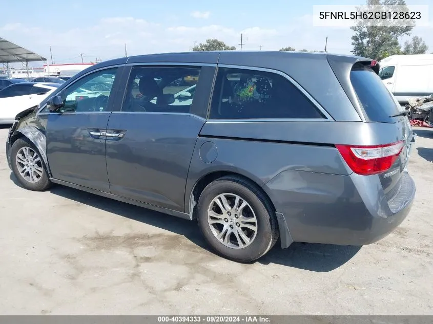 5FNRL5H62CB128623 2012 Honda Odyssey Ex-L