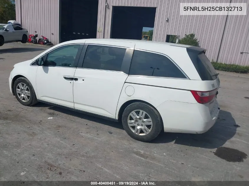 2012 Honda Odyssey Lx VIN: 5FNRL5H25CB132713 Lot: 40400451