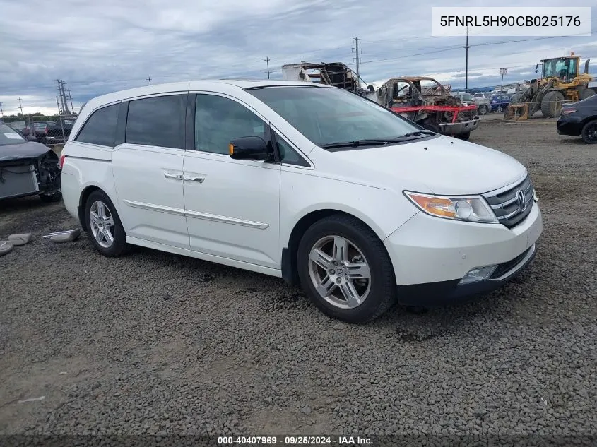 2012 Honda Odyssey Touring/Touring Elite VIN: 5FNRL5H90CB025176 Lot: 40407969