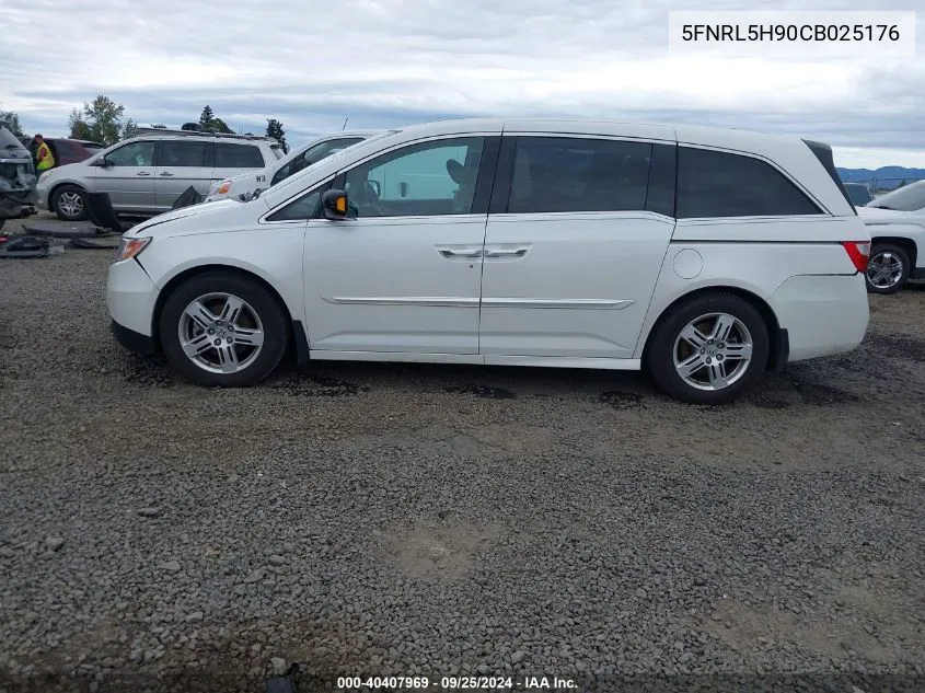 2012 Honda Odyssey Touring/Touring Elite VIN: 5FNRL5H90CB025176 Lot: 40407969