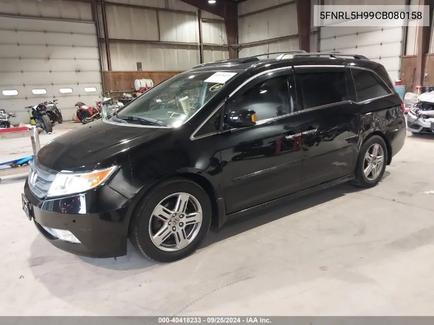 5FNRL5H99CB080158 2012 Honda Odyssey Touring/Touring Elite