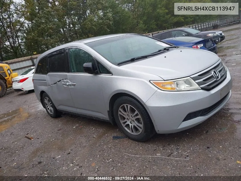 5FNRL5H4XCB113947 2012 Honda Odyssey Ex