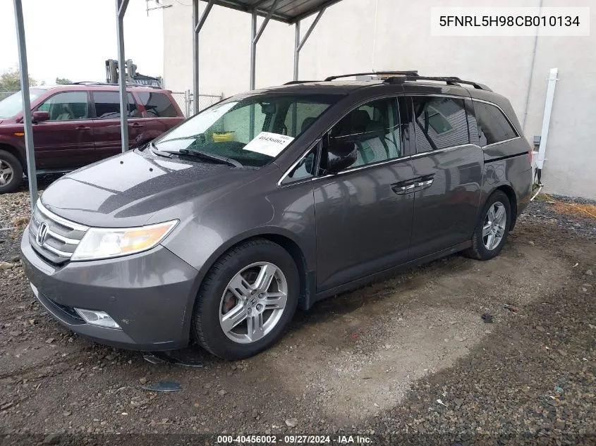 2012 Honda Odyssey Touring/Touring Elite VIN: 5FNRL5H98CB010134 Lot: 40456002