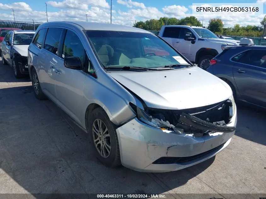 5FNRL5H49CB063168 2012 Honda Odyssey Ex