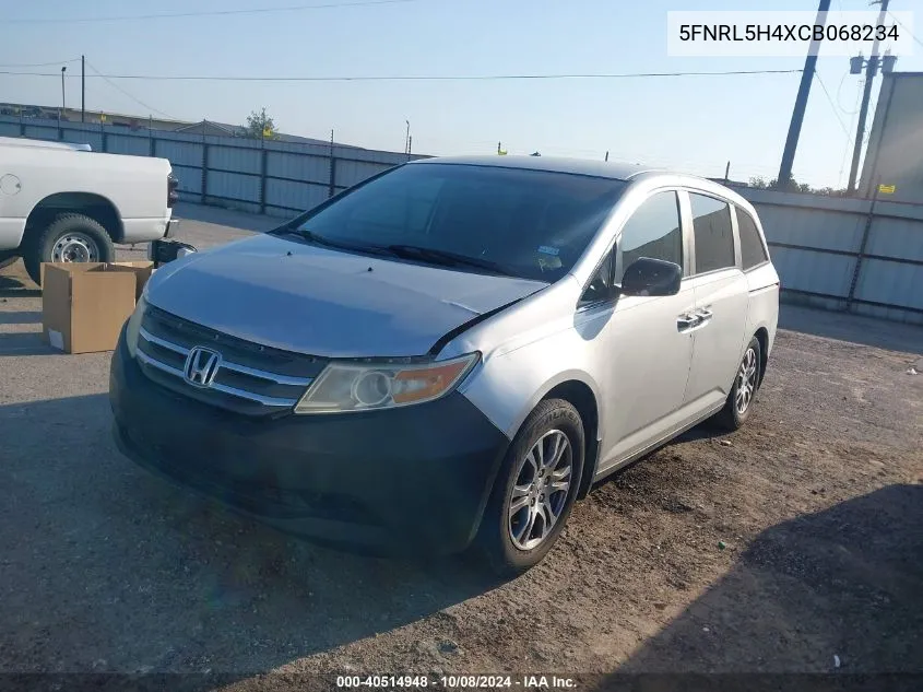 2012 Honda Odyssey Ex VIN: 5FNRL5H4XCB068234 Lot: 40514948