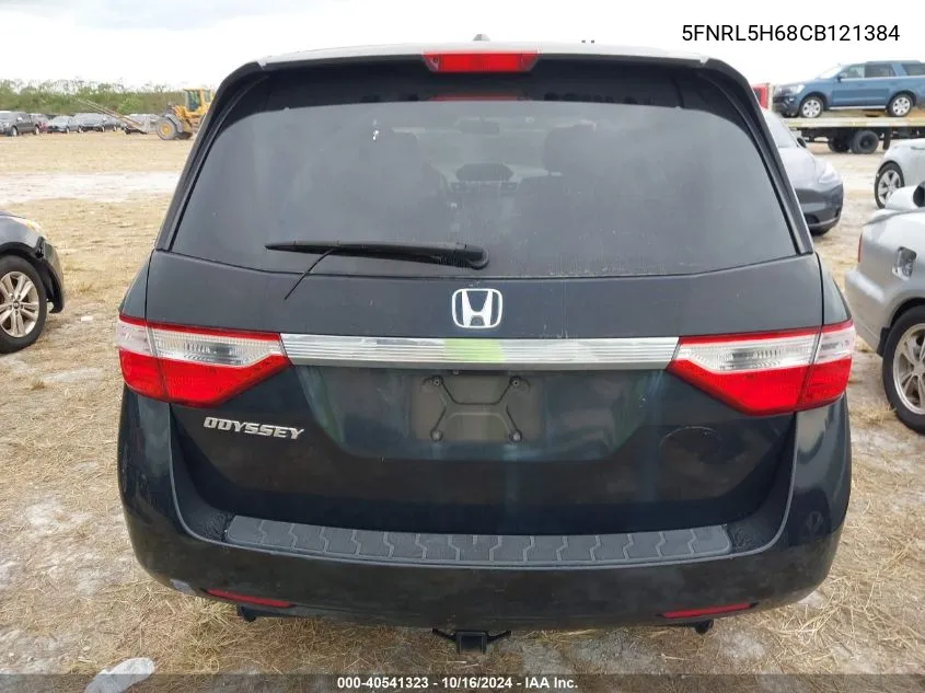 5FNRL5H68CB121384 2012 Honda Odyssey Ex-L