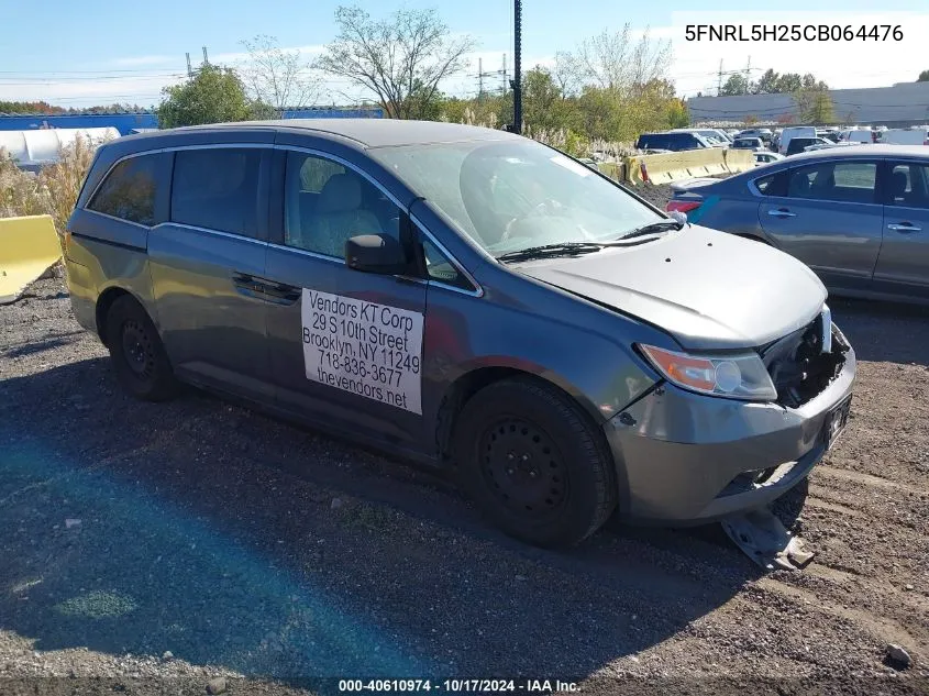 2012 Honda Odyssey Lx VIN: 5FNRL5H25CB064476 Lot: 40610974