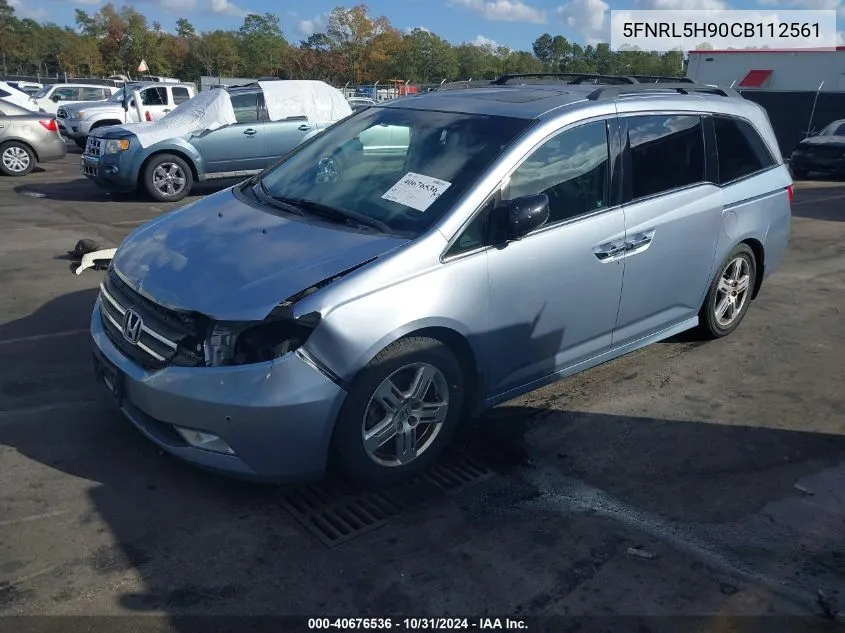 5FNRL5H90CB112561 2012 Honda Odyssey Touring/Touring Elite