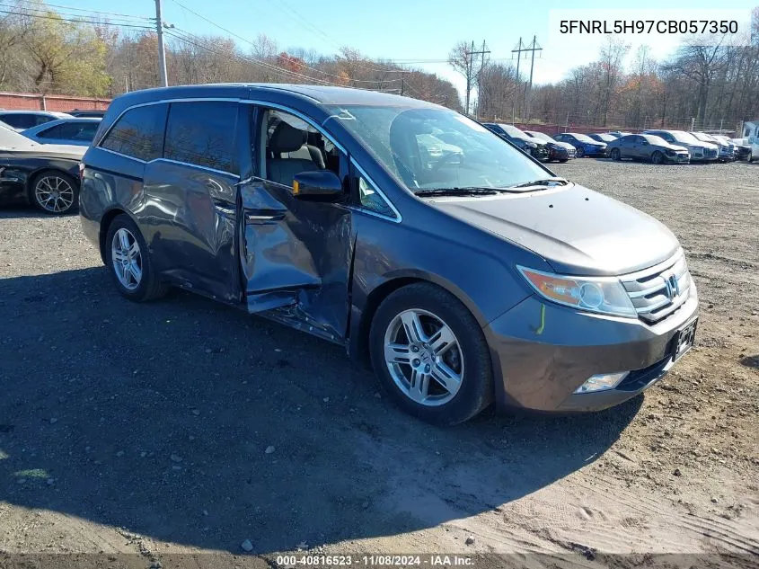 2012 Honda Odyssey Touring/Touring Elite VIN: 5FNRL5H97CB057350 Lot: 40816523