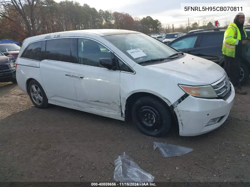 2012 Honda Odyssey Touring/Touring Elite VIN: 5FNRL5H95CB070811 Lot: 40859656