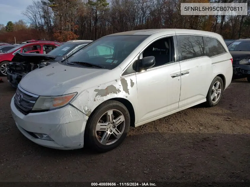 2012 Honda Odyssey Touring/Touring Elite VIN: 5FNRL5H95CB070811 Lot: 40859656