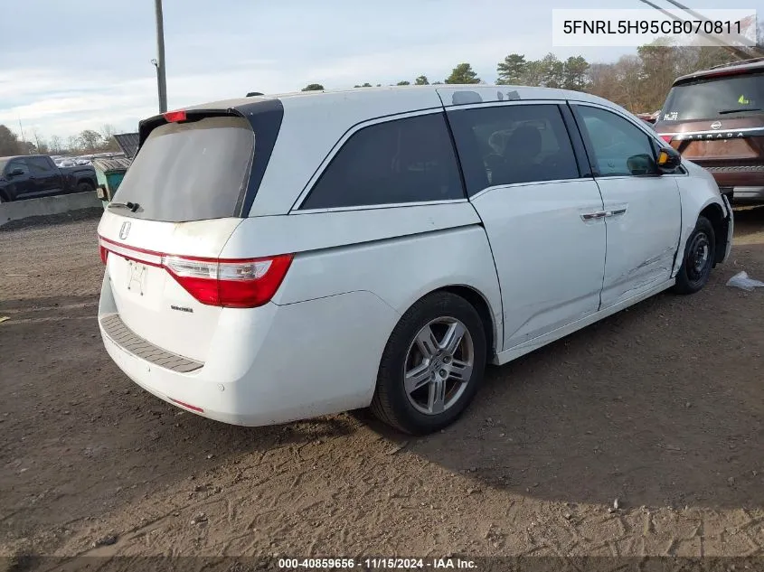 2012 Honda Odyssey Touring/Touring Elite VIN: 5FNRL5H95CB070811 Lot: 40859656