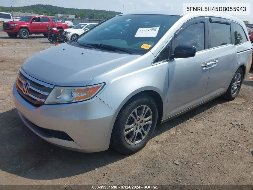 5FNRL5H45DB055943 2013 Honda Odyssey Ex