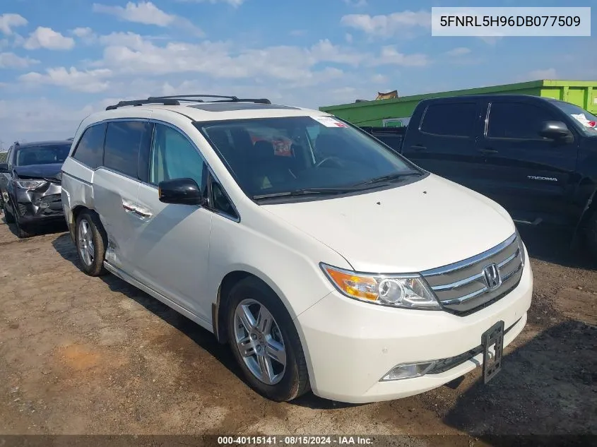 2013 Honda Odyssey Touring/Touring Elite VIN: 5FNRL5H96DB077509 Lot: 40115141