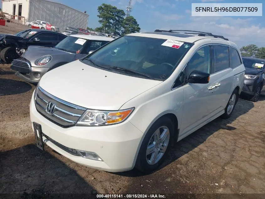 2013 Honda Odyssey Touring/Touring Elite VIN: 5FNRL5H96DB077509 Lot: 40115141