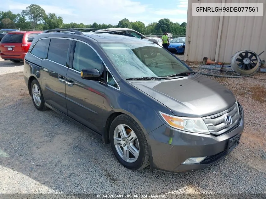 2013 Honda Odyssey Touring/Touring Elite VIN: 5FNRL5H98DB077561 Lot: 40265481