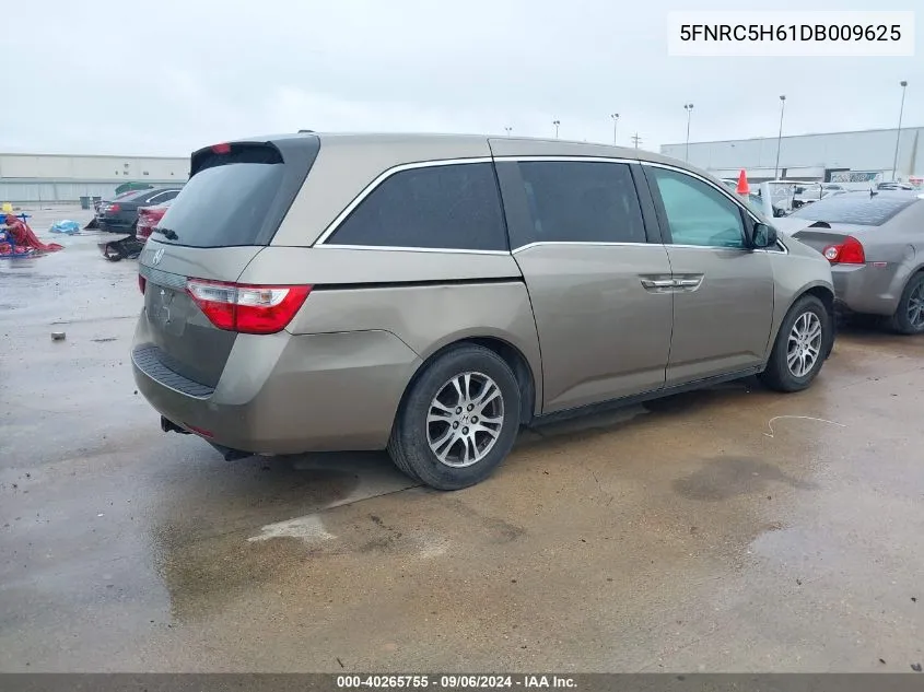 2013 Honda Odyssey VIN: 5FNRC5H61DB009625 Lot: 40265755