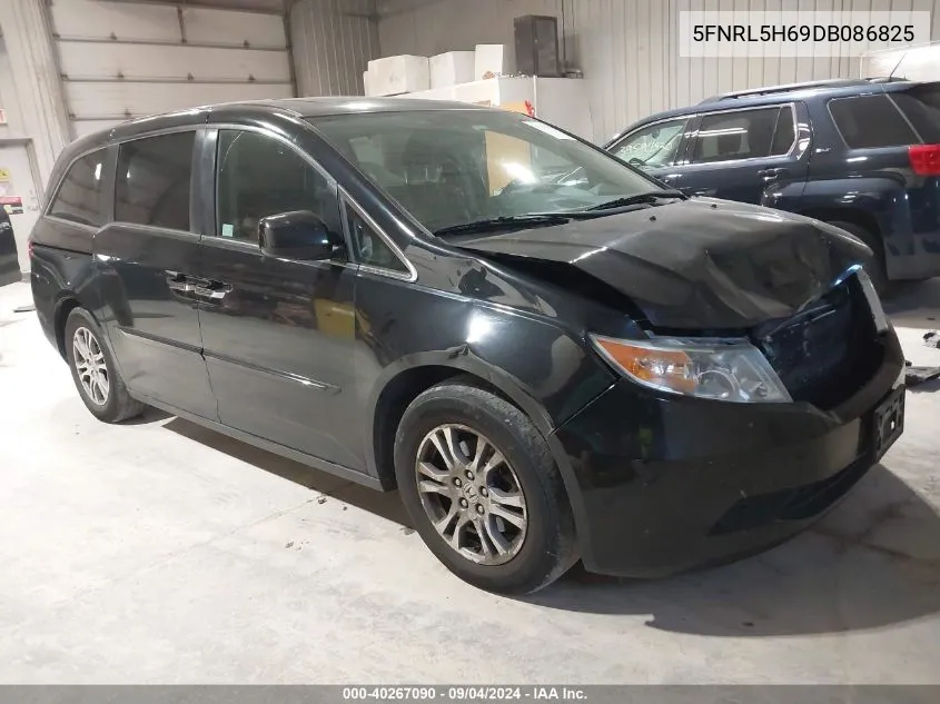 5FNRL5H69DB086825 2013 Honda Odyssey Ex-L