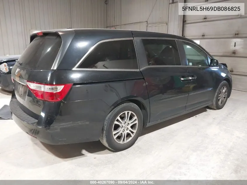 2013 Honda Odyssey Ex-L VIN: 5FNRL5H69DB086825 Lot: 40267090