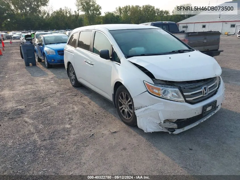 2013 Honda Odyssey Ex VIN: 5FNRL5H46DB073500 Lot: 40322780