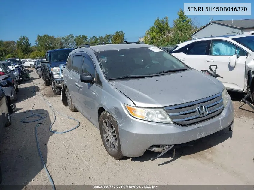 2013 Honda Odyssey Ex VIN: 5FNRL5H45DB046370 Lot: 40357775