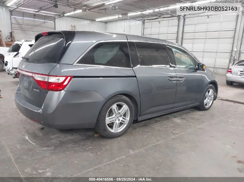 2013 Honda Odyssey Touring/Touring Elite VIN: 5FNRL5H93DB052163 Lot: 40416556