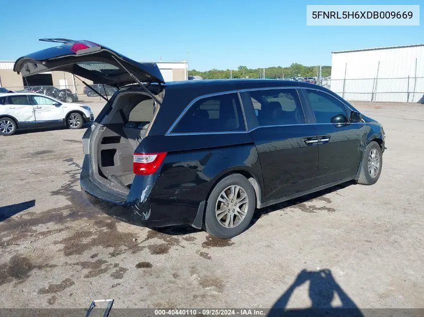 2013 Honda Odyssey Ex-L VIN: 5FNRL5H6XDB009669 Lot: 40440110