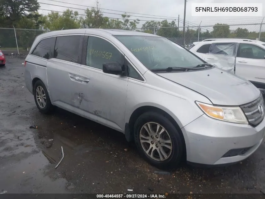 5FNRL5H69DB068793 2013 Honda Odyssey Ex-L