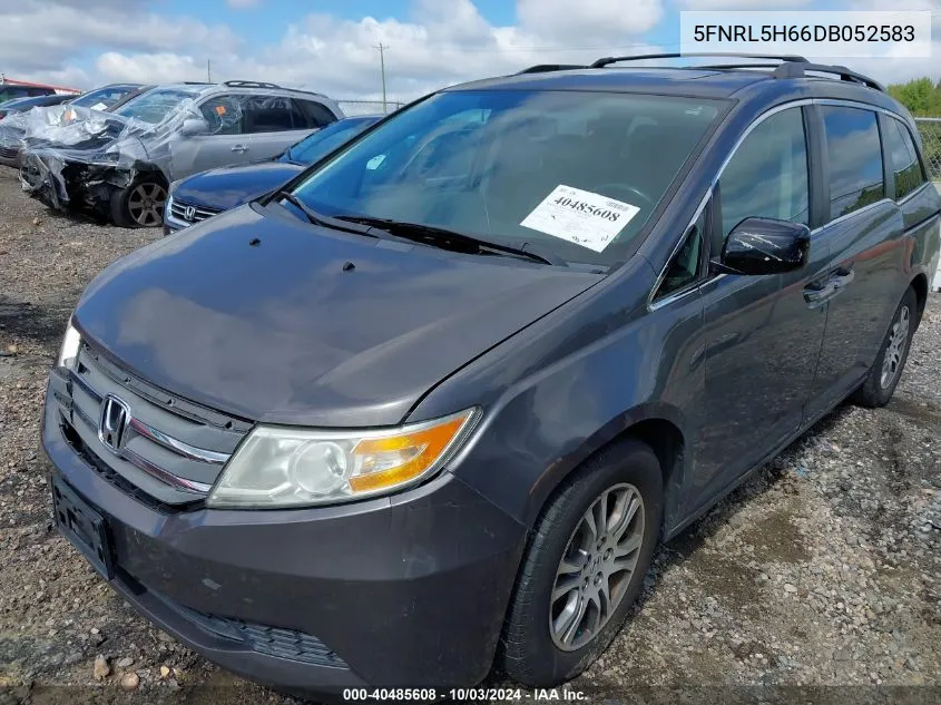 5FNRL5H66DB052583 2013 Honda Odyssey Ex-L