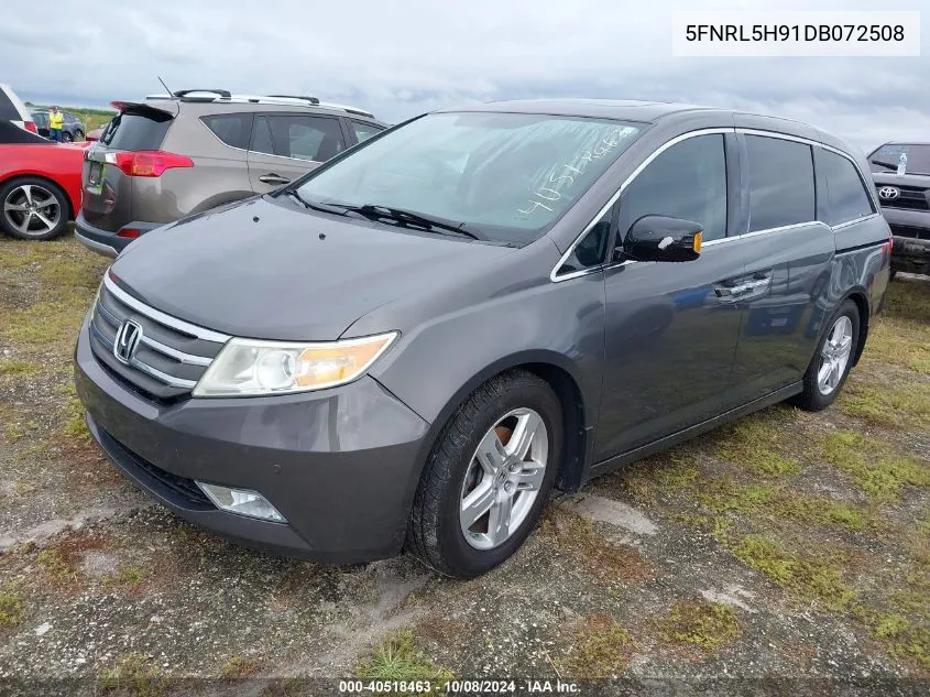 2013 Honda Odyssey Touring/Touring Elite VIN: 5FNRL5H91DB072508 Lot: 40518463