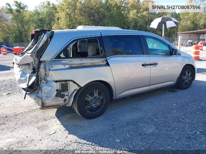 5FNRL5H27DB087596 2013 Honda Odyssey Lx