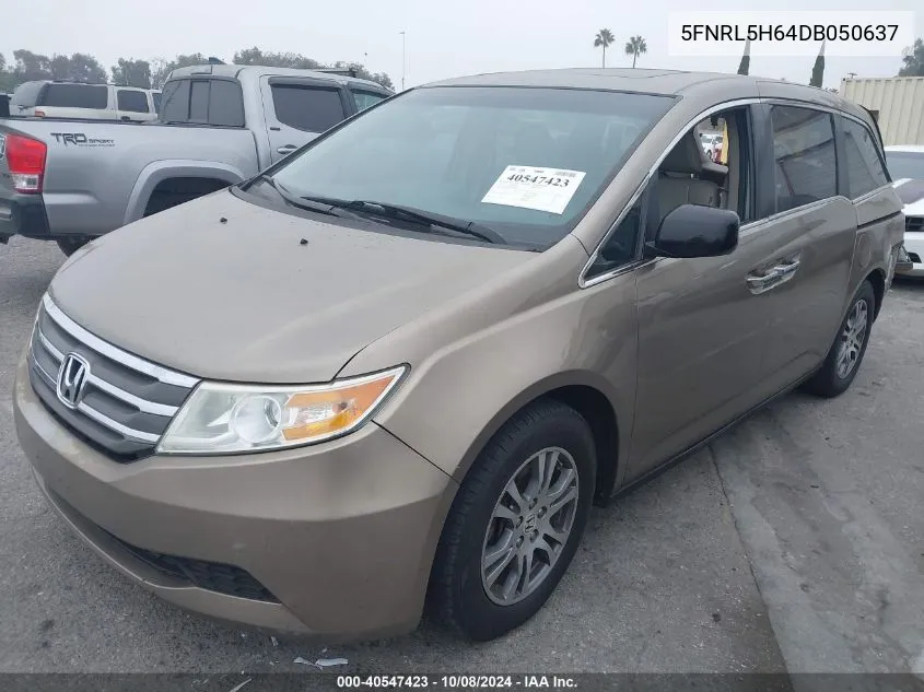 2013 Honda Odyssey Exl VIN: 5FNRL5H64DB050637 Lot: 40547423