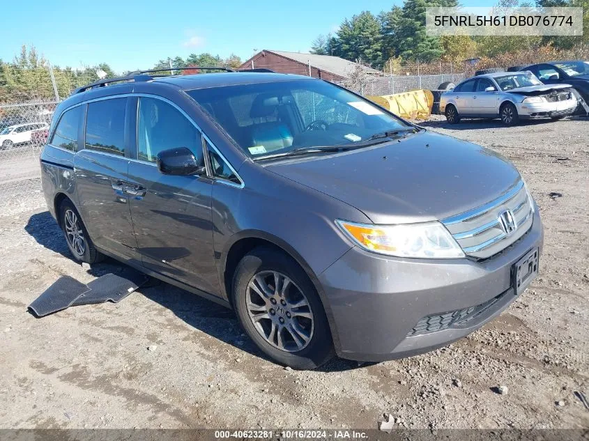 2013 Honda Odyssey Ex-L VIN: 5FNRL5H61DB076774 Lot: 40623281