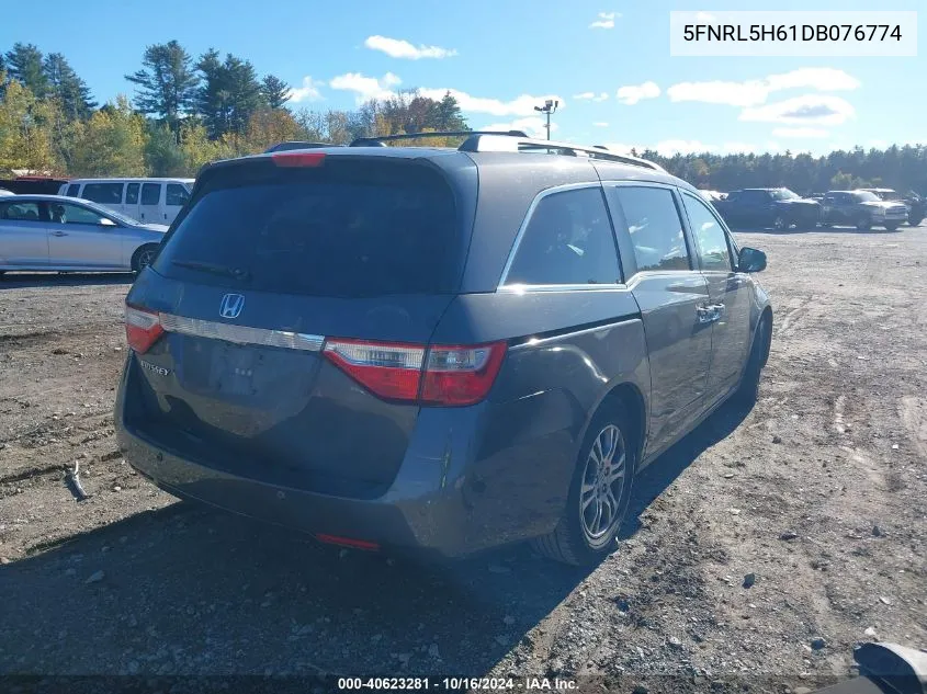 2013 Honda Odyssey Ex-L VIN: 5FNRL5H61DB076774 Lot: 40623281