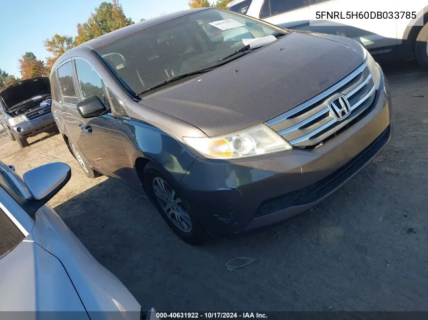 5FNRL5H60DB033785 2013 Honda Odyssey Ex-L