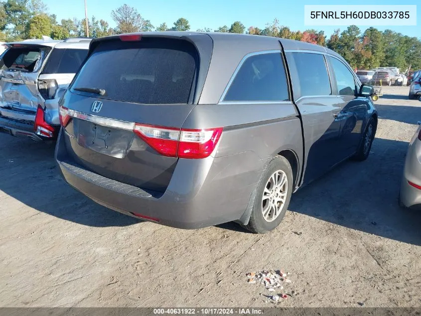 5FNRL5H60DB033785 2013 Honda Odyssey Ex-L