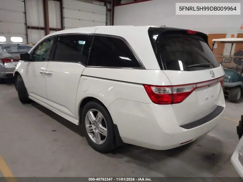 2013 Honda Odyssey Touring/Touring Elite VIN: 5FNRL5H99DB009964 Lot: 40762347