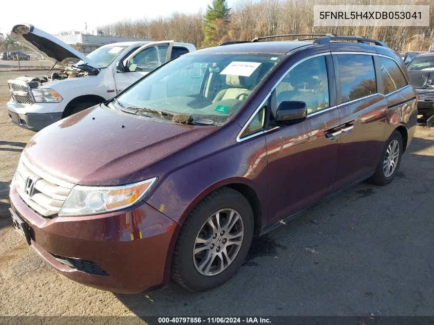 2013 Honda Odyssey Ex VIN: 5FNRL5H4XDB053041 Lot: 40797856