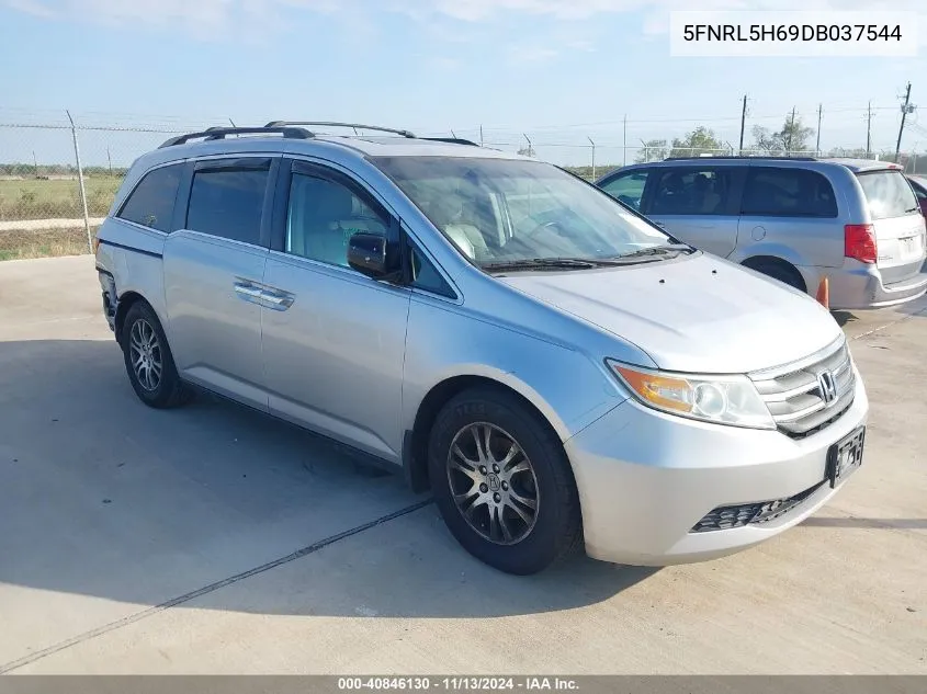 2013 Honda Odyssey Ex-L VIN: 5FNRL5H69DB037544 Lot: 40846130